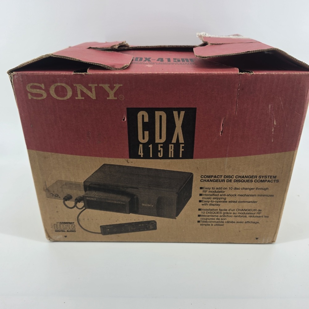Sony CDX-415RF 10 Disc CD Changer w/ Controller Open Box New Never Used OEM
